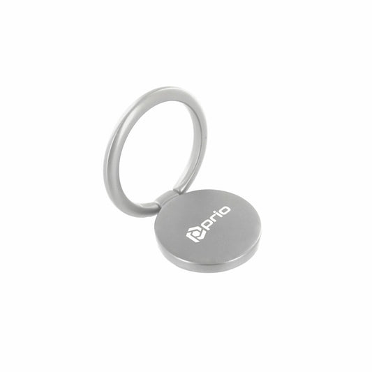 prio metal mobile phone ring matt silver