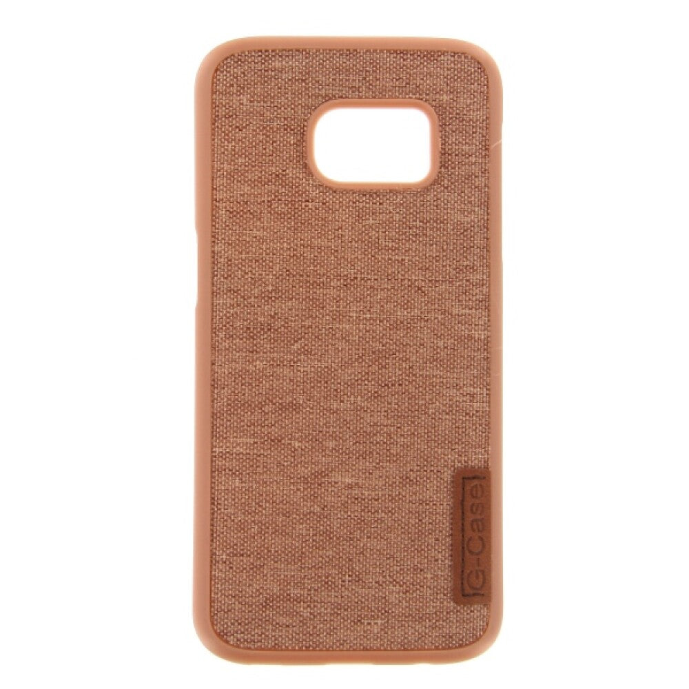 Silicone Case Textile for Samsung S7 brown