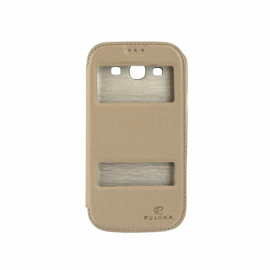 Puloka Flip Case for Samsung Galaxy S3 gold