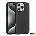 prio Schutzhülle für iPhone 15 Pro (6,1 Zoll) schwarz