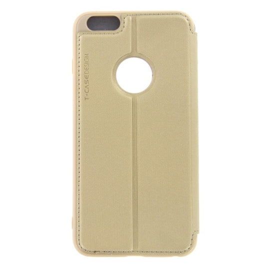 T-CASE Magnet Flip Schutzhülle / Handytasche für iPhone 6 / 6s plus gold