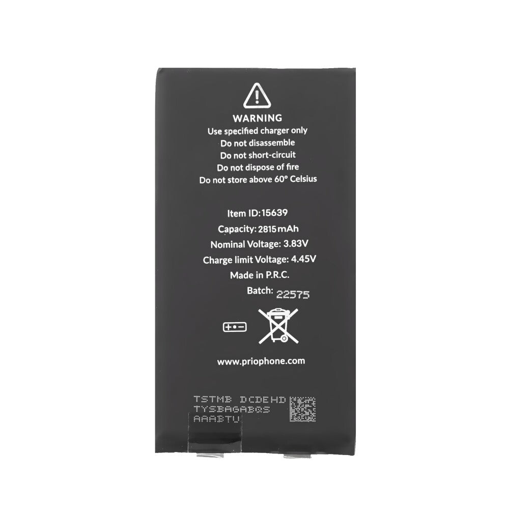 prio battery cell for iPhone 12 / 12 Pro (without flex cable)