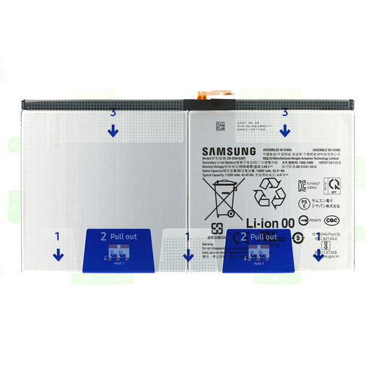 Samsung Akku EB-BX916ABY 11200 mAh SM-X910/X916 Galaxy Tab S9 Ultra (Wi-Fi/5G) GH82-31915A