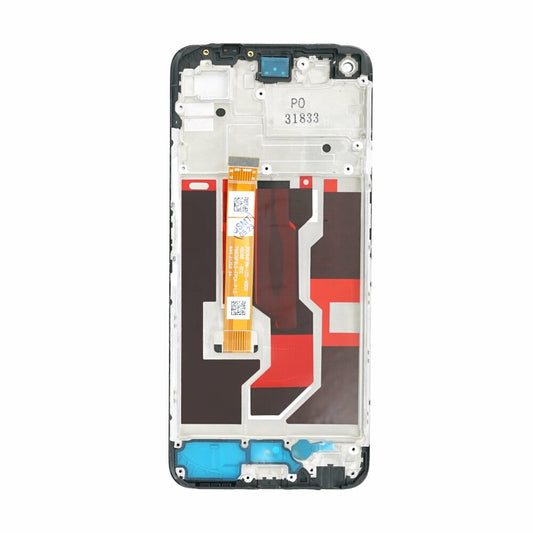 OEM display unit + frame for OPPO A96 4G black