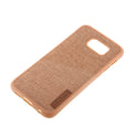 Silicone Case Textile for Samsung S6 brown