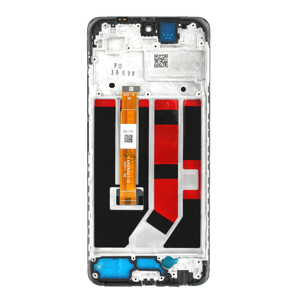 OEM Display + Rahmen für Oppo A58 4G (CPH2577) schwarz