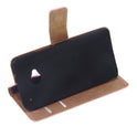 Slim Leather Book Case for HTC M7 for - pink 4250710548125