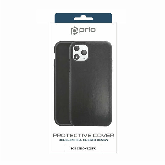 prio Schutzhülle für iPhone XS/X schwarz