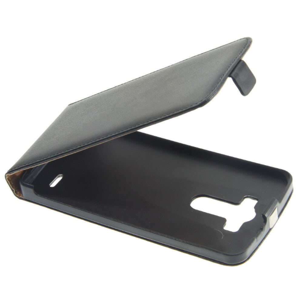 Slim Leder Flip Hülle LG G3 D855 - schwarz 4250710554010