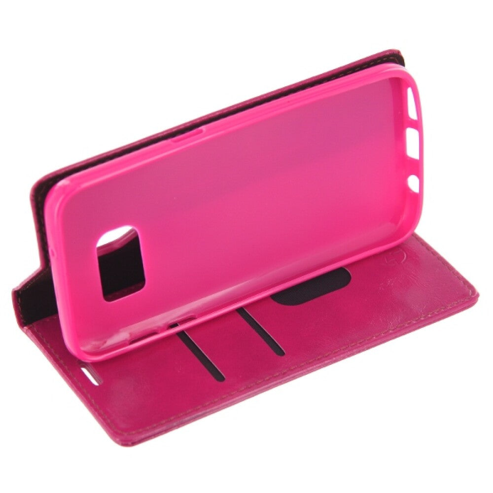 STAR Book Case for Samsung Galaxy S7E pink