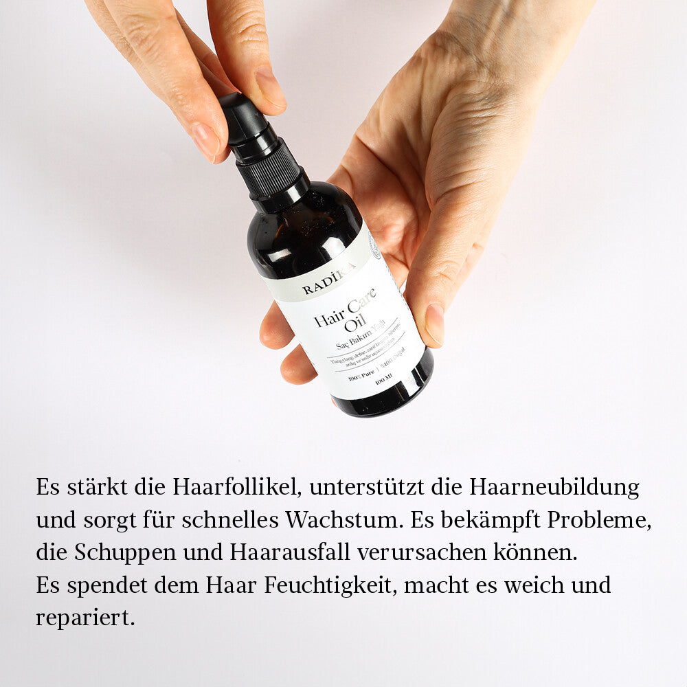 Haarpflegeserum, Vitamin AEF, 100% Rein, BIO, natürlich, 100 ml Hauptbild