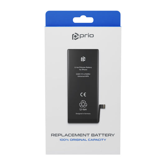 prio Akkuzelle für iPhone 16 Pro (ohne Flex-Kabel)