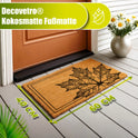 Decovetro Paspas Yaprak Desenli Kapı Önü Paspası 40 x 60 cm