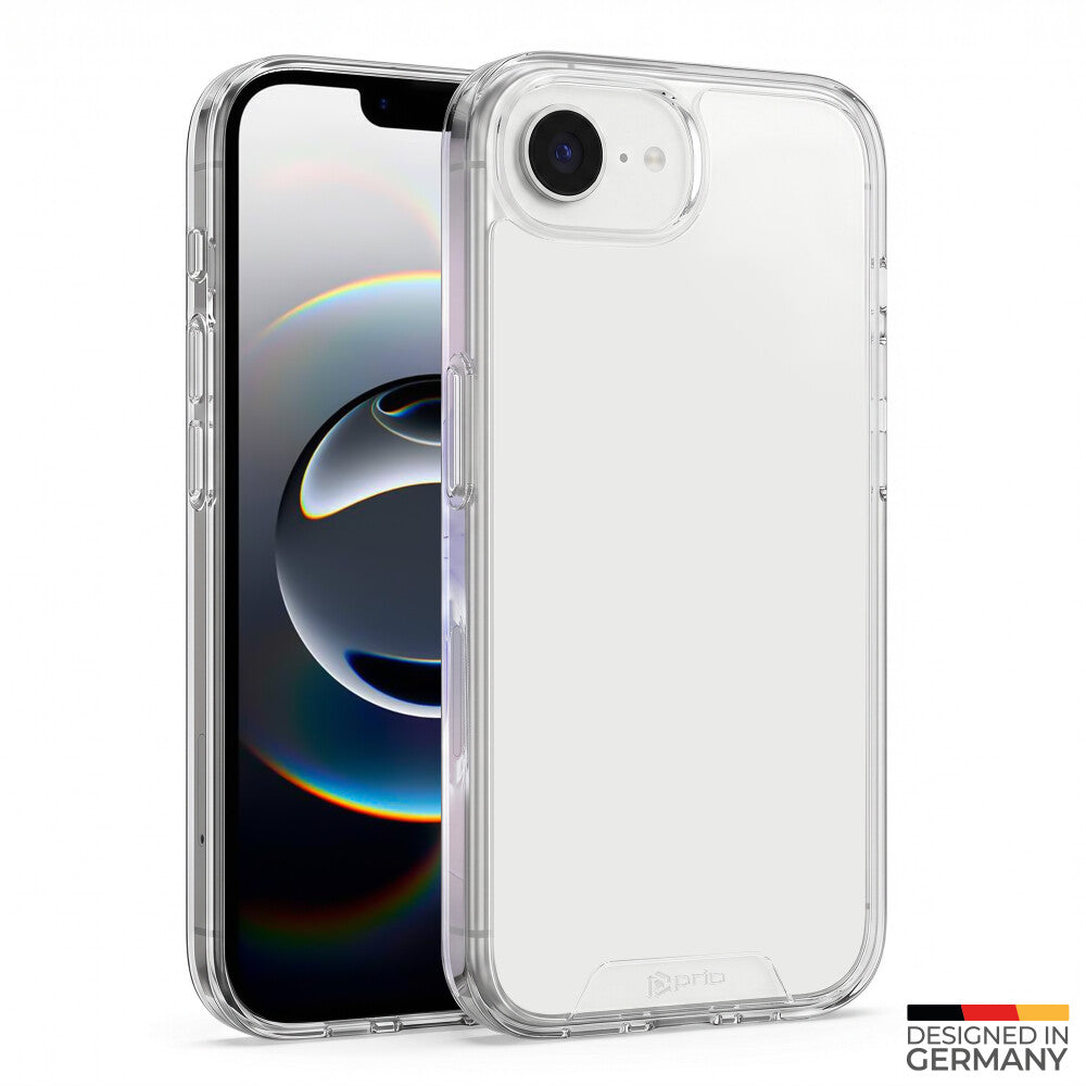 prio Schutzhülle für iPhone 16E (SE 2025) klar
