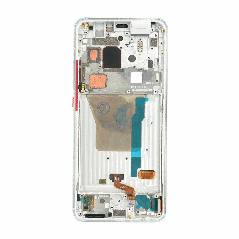 OEM display unit + frame for Poco F2 Pro phantom white