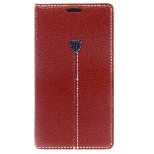 Book Case Fashion for Galaxy Note Edge - Brown