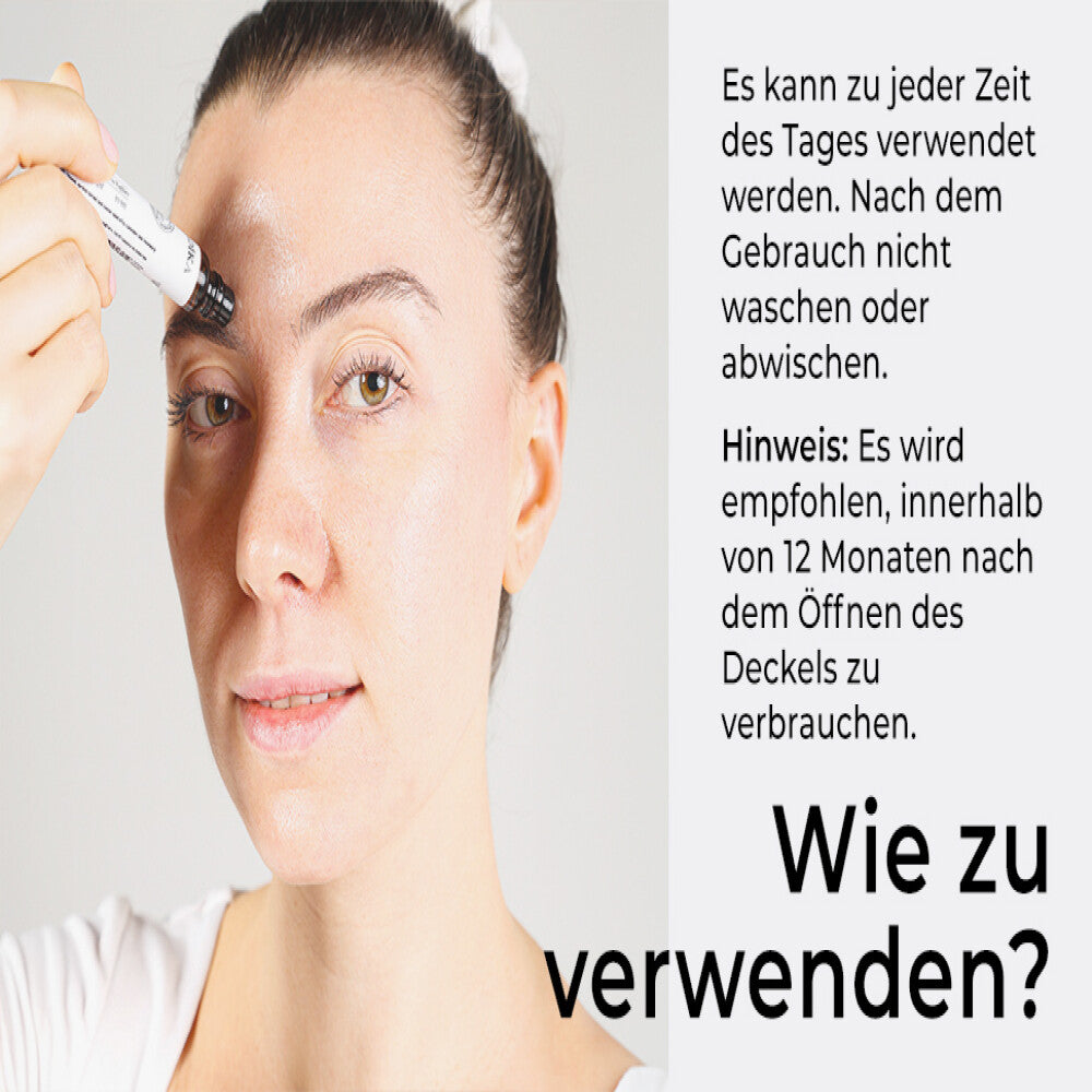 Augenbrauenserum,Vitamin AEF, 100% Rein, BIO, natürlich, 10 ml Hauptbild