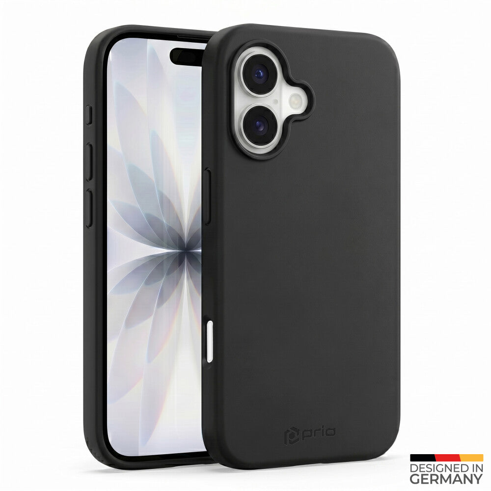 prio Liquid Silicone Case MAG für iPhone 17 (6,3 Zoll) schwarz