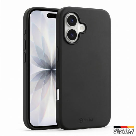 prio Liquid Silicone Case MAG für iPhone 17 (6,3 Zoll) schwarz