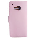 Leather Case for HTC M9 - Pink 4250710561469