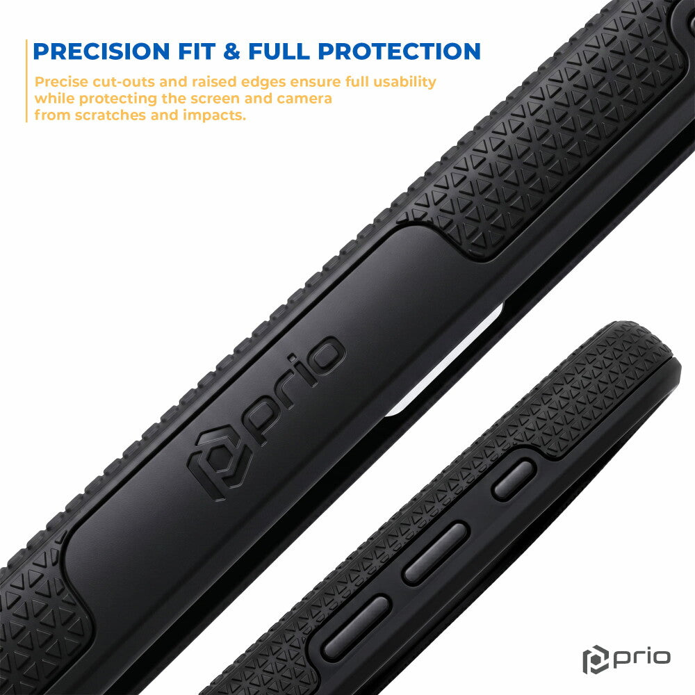 Prio Schutzhülle für iPhone 18 Pro / 17 Pro schwarz