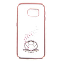 TPU Case Bling Samsung S6 Edge - Seashell rosegold