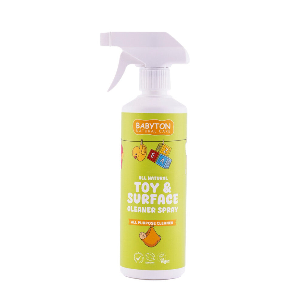 Babyton Spielzeug- und Oberflächenreiniger, natürliches Spray, 500 ml