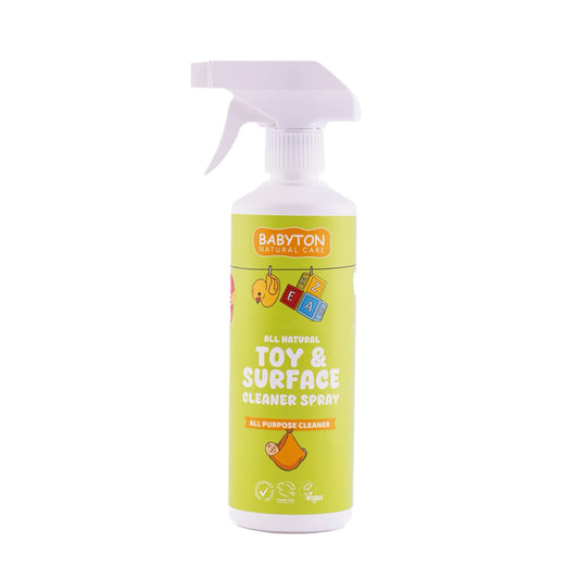 Babyton Spielzeug- und Oberflächenreiniger, natürliches Spray, 500 ml