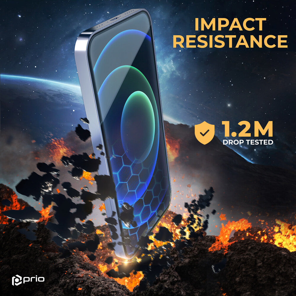 prio Shock Proof Tempered Glass für iPhone 17 Air (6,5 Zoll) klar